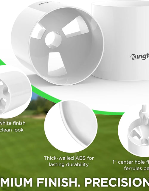 Load image into Gallery viewer, Golf Hole Cup for Backyard Practice Putting Green, Fit PGA | LPGA | USGA Regulations, ABS Ivory White, Outdoor Indoor Golf Putting Cup
